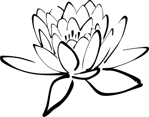Lotosblüte-Icon als optische Gliederungshilfe